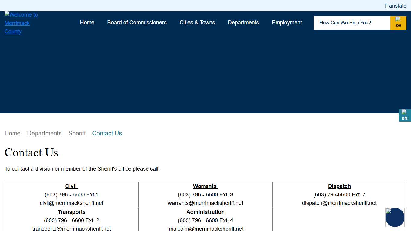 Merrimack County, NH